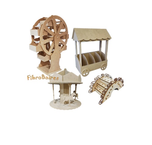   Candy Bar - Alzadas y bases para tortas y cupcakes